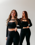 Long Sleeve Mesh Active Top